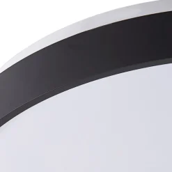 Lindby Smart LED-loftslampe Mirren sort metal CCT Tuya