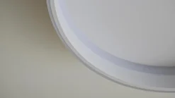 Lindby Smart LED-loftslampe Yasmen, hvid, metal, CCT, Tuya