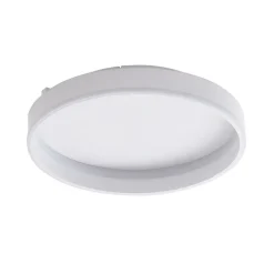 Lindby Smart LED-loftslampe Yasmen, hvid, metal, CCT, Tuya