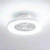 Lindby Smart LED-loftventilator Paavo, hvid, støjsvag, Tuya