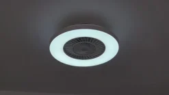 Lindby Smart LED-loftventilator Paavo, hvid, støjsvag, Tuya