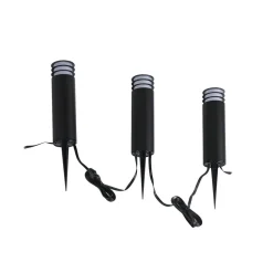 Lindby Smart LED-sokkellampe Kaelo, CCT, RGB, Tuya, 3 enheder