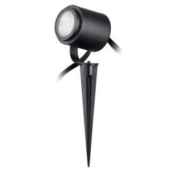 Lindby Smart LED udendørsspot Nymo, CCT, RGB, Tuya, sæt med 3 stk