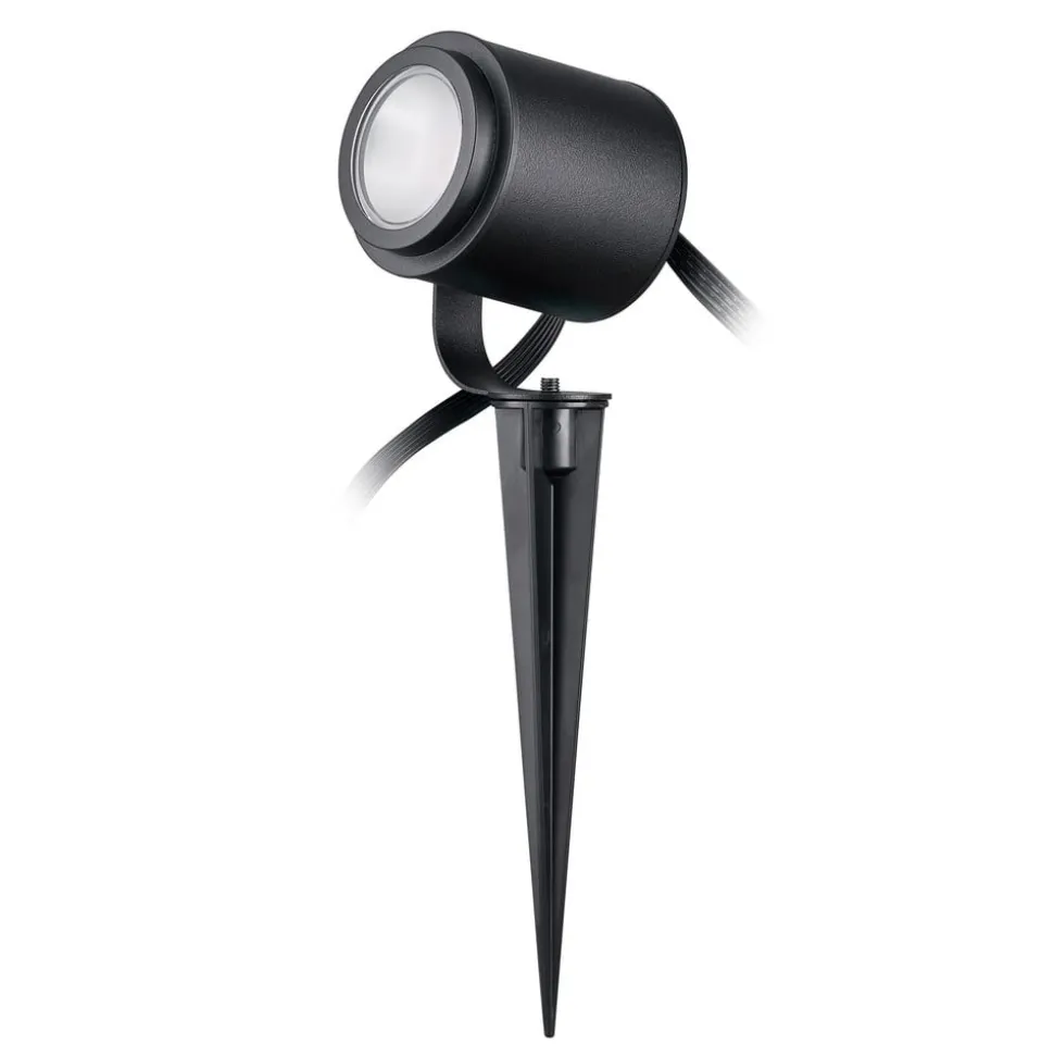 Lindby Smart LED udendørsspot Nymo, CCT, RGB, Tuya, sæt med 3 stk