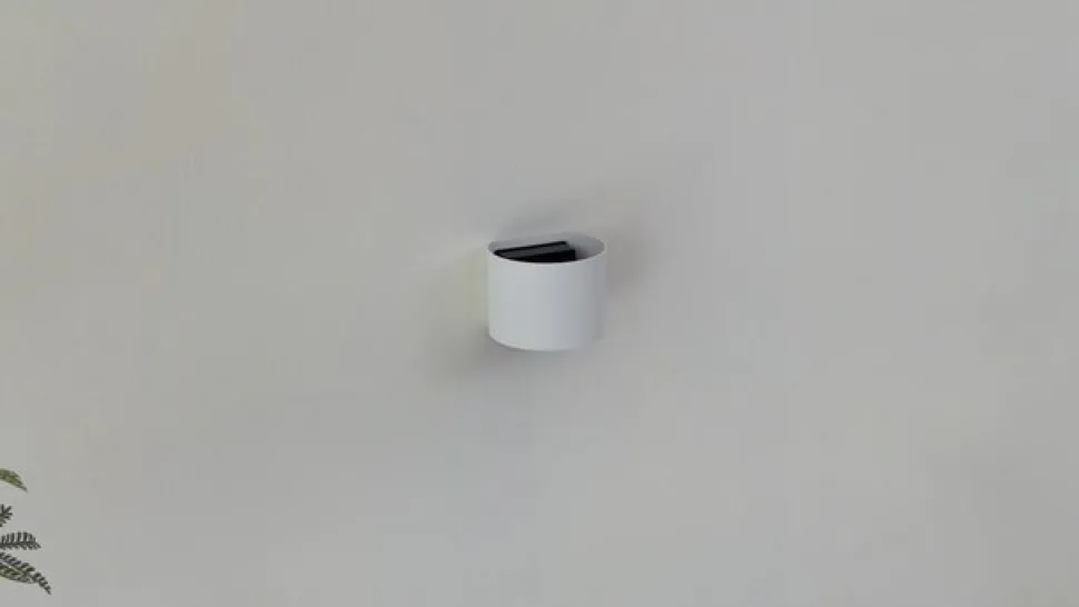 Lindby Smart LED udendørs væglampe Dara hvid rund CCT RGB Tuya