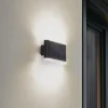 Lindby Smart LED udendørs væglampe Elvi, CCT, RGB, Tuya, IP54