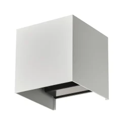 Lindby Smart udendørs LED-væglampe Dara, 10 cm, hvid, CCT Tuya