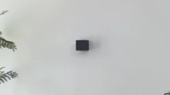Lindby Smart udendørs LED-væglampe Dara grå kantet CCT RGB Tuya