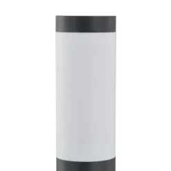 Lindby sokkellampe Statius, højde 45 cm, antracit, stål