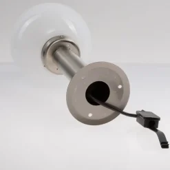 Lindby sokkellampe Vedran, 45 cm, stål, sensor