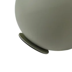 Lindby Solomia bordlampe, grøn, jern, Ø 20 cm