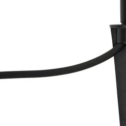 Lindby Sorvete lampe med jordspyd, sort, metal, højde 62 cm