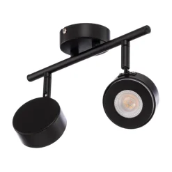Lindby-spot Jyla, sort, 2.700 K, 2-lys, GX53