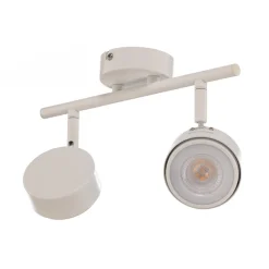 Lindby spotlight Jyla, hvid, 4.000 K, 2-lys, GX53