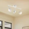 Lindby spotlight Jyla, hvid, linse, 4.200 K, 3-lys, GX53