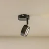 Lindby-spotlight Jyla, sort, 2.700 K, Ø 8 cm, GX53