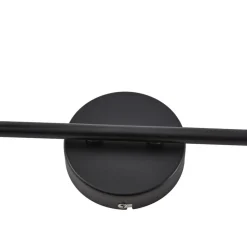 Lindby spotlight Jyla, sort, linse, 3.000 K, 6-lys, GX53