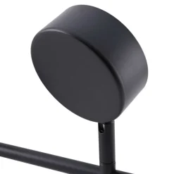 Lindby spotlight Jyla, sort, linse, 3.000 K, 3-lys, GX53