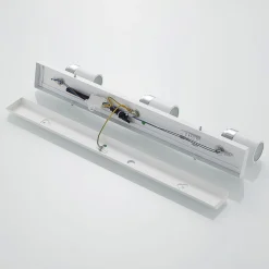Lindby spotlight Kardo, 3 lyskilder, hvid, metal, IP44