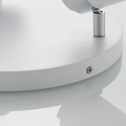 Lindby spotlight Kardo, roundel, 3 lyskilder, hvid, metal, IP44