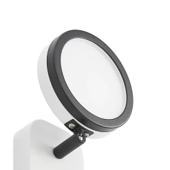 Lindby spot Vesim, hvid, 1-lys, 15 cm høj, jern