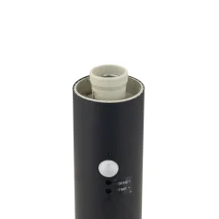 Lindby Statius sokkellampe, antracit, jern, sensor, 45 cm