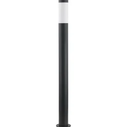 Lindby Statius vejlampe, antracit/opal, jern, 100 cm