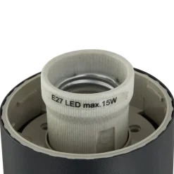 Lindby Statius vejlampe, antracit, jern, sensor