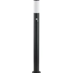 Lindby Statius vejlampe, antracit/hvid, sensor, 100 cm