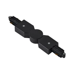 Lindby-stik Linaro, sort, justerbar, 1-faset