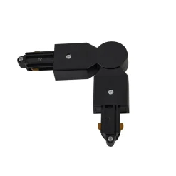 Lindby-stik Linaro, sort, justerbar, 1-faset