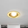 Lindby Sunil indbygningsspot, satin guld