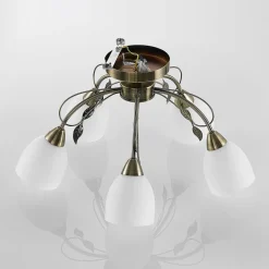 Lindby Thaddeus loftlampe, 5 lyskilder højde 31 cm