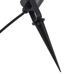 Lindby Thorgal lampe med jordspyd, Ø 6 cm, sort, sæt med 3 stk