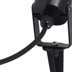 Lindby Thorgal lampe med jordspyd, Ø 6 cm, sort, sæt med 3 stk