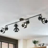 Lindby Tilen loftspot, 4 lyskilder, sort, metal, 125 cm