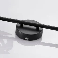 Lindby Tilen loftspot, 4 lyskilder, sort, metal, 125 cm