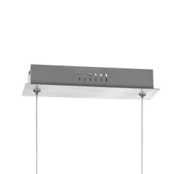 Lindby Tinkodara LED-hængelampe, spisestue, aluminium