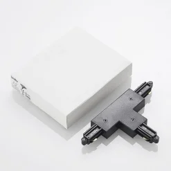 Lindby T-stik Linaro, sort, 1-faset system
