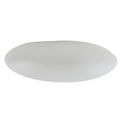 Lindby udendørs gulvlampe Arani, hvid, plast, stik