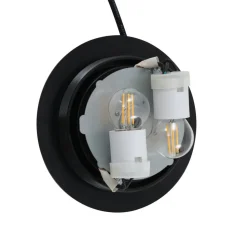 Lindby udendørs gulvlampe Arani, hvid, plast, stik