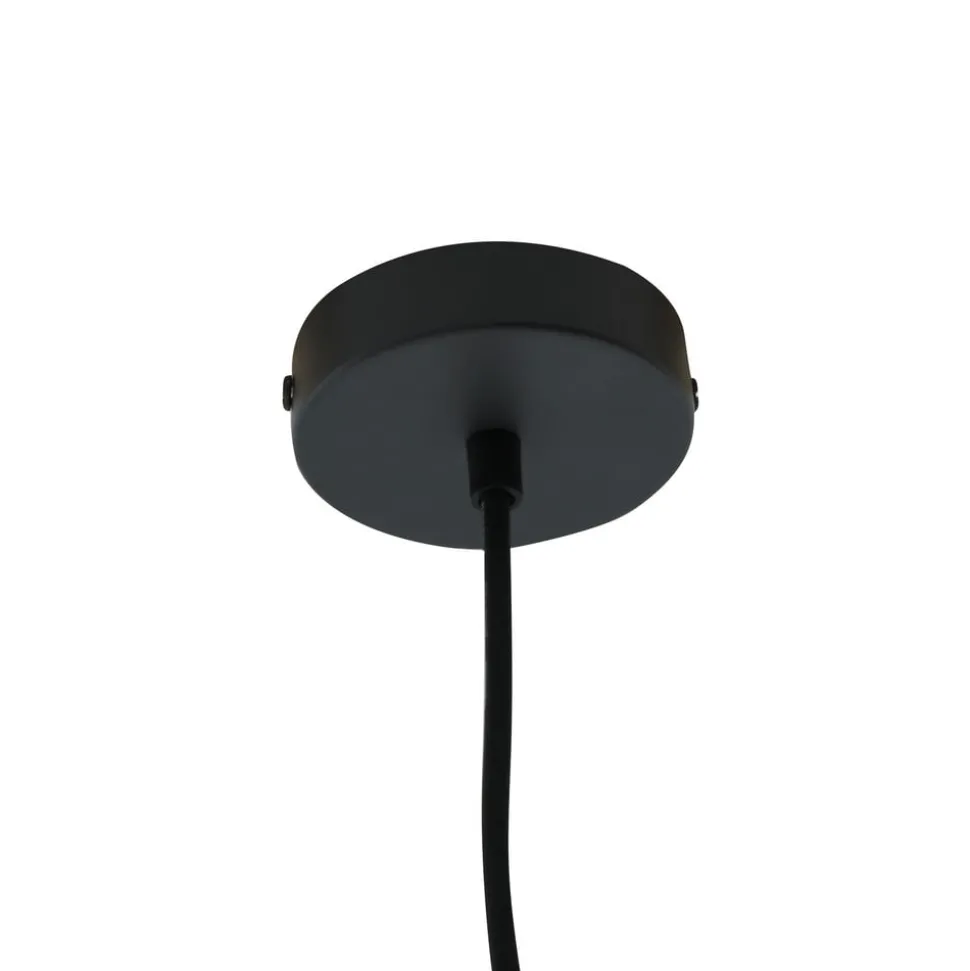 Lindby udendørs hængelampe Alea, hvid, plast, Ø 38 cm