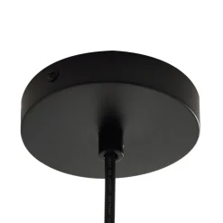 Lindby udendørs hængelampe Taryn, brun, plast, IP44 35cm