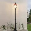 Lindby udendørslampe Clint, 177 cm, metal, saltvandsresistent, E27
