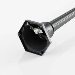 Lindby udendørslampe Clint, 177 cm, metal, saltvandsresistent, E27