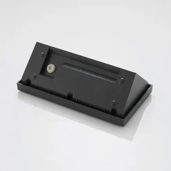 Lindby udendørs LED-væglampe Abby, grå, plast, IP65