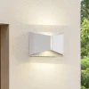 Lindby udendørs LED-væglampe Anlira, hvid, op og ned, IP65