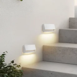 Lindby udendørs LED-væglampe Appeso, længde 16 cm, sæt med 2 stk