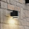 Lindby udendørs LED-væglampe Bentlas, antracit, IP44