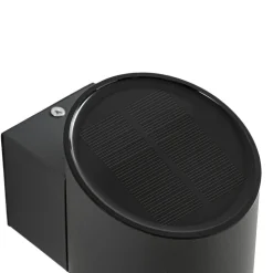 Lindby udendørs LED-væglampe Bentlas, antracit, IP44